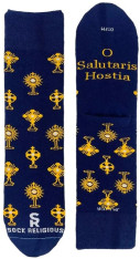 Monstrance Adult XL Socks - Navy